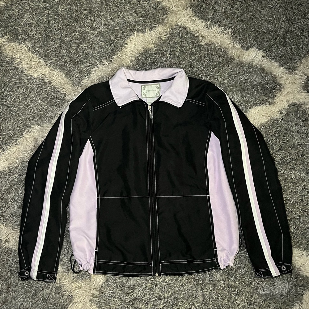 GreenTea Black‎ and Light Purple Jacket